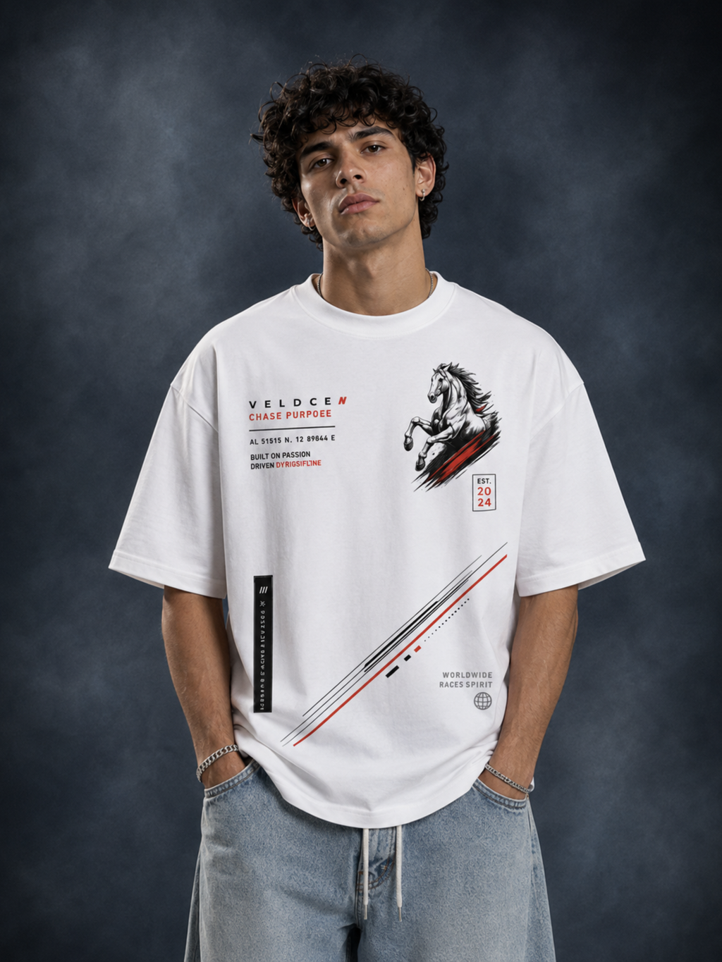 Ferrari Racing Apex Oversized T-Shirt | Motorsport Graphic Tee