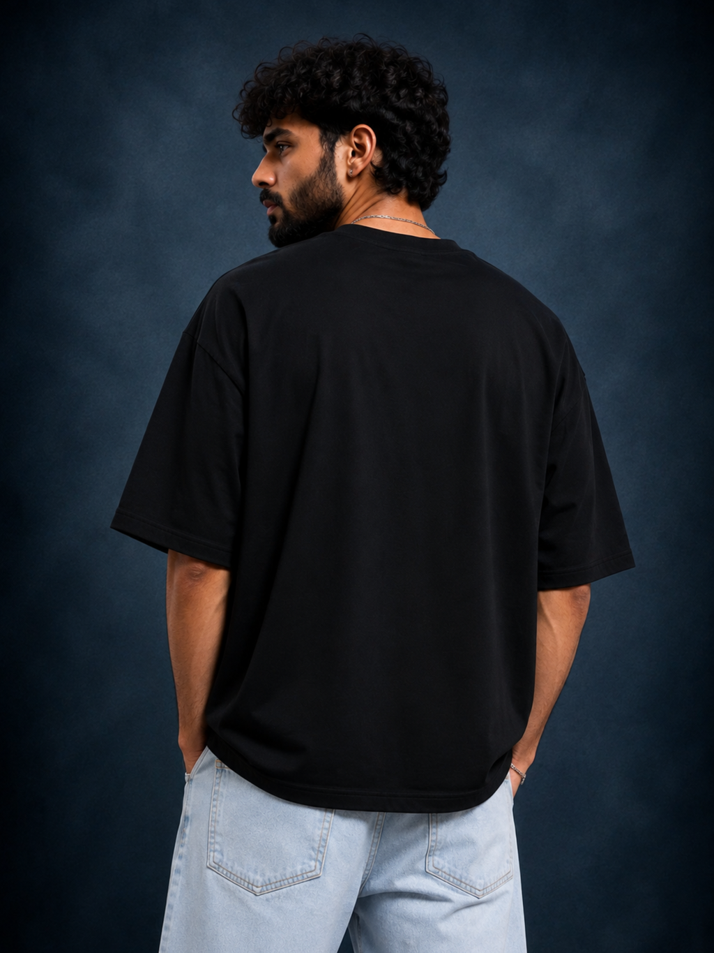 Brazil No. 10 Oversized T-Shirt | Black Football Graphic Tee