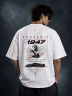 Ferrari Racing Apex Oversized T-Shirt | Motorsport Graphic Tee