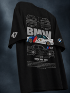 E30 Racing Heritage Oversized T-Shirt | Motorsport Graphic Tee