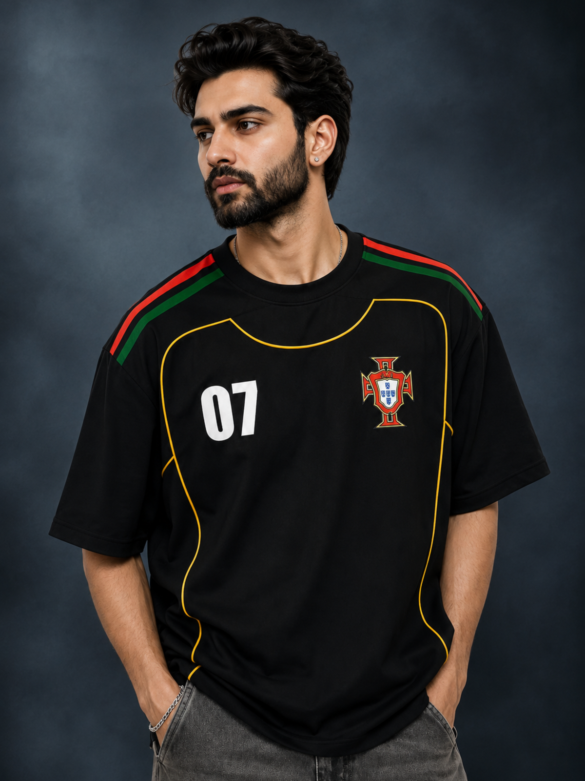 Ronaldo 07 Oversized T-Shirt | Portugal Football Tee
