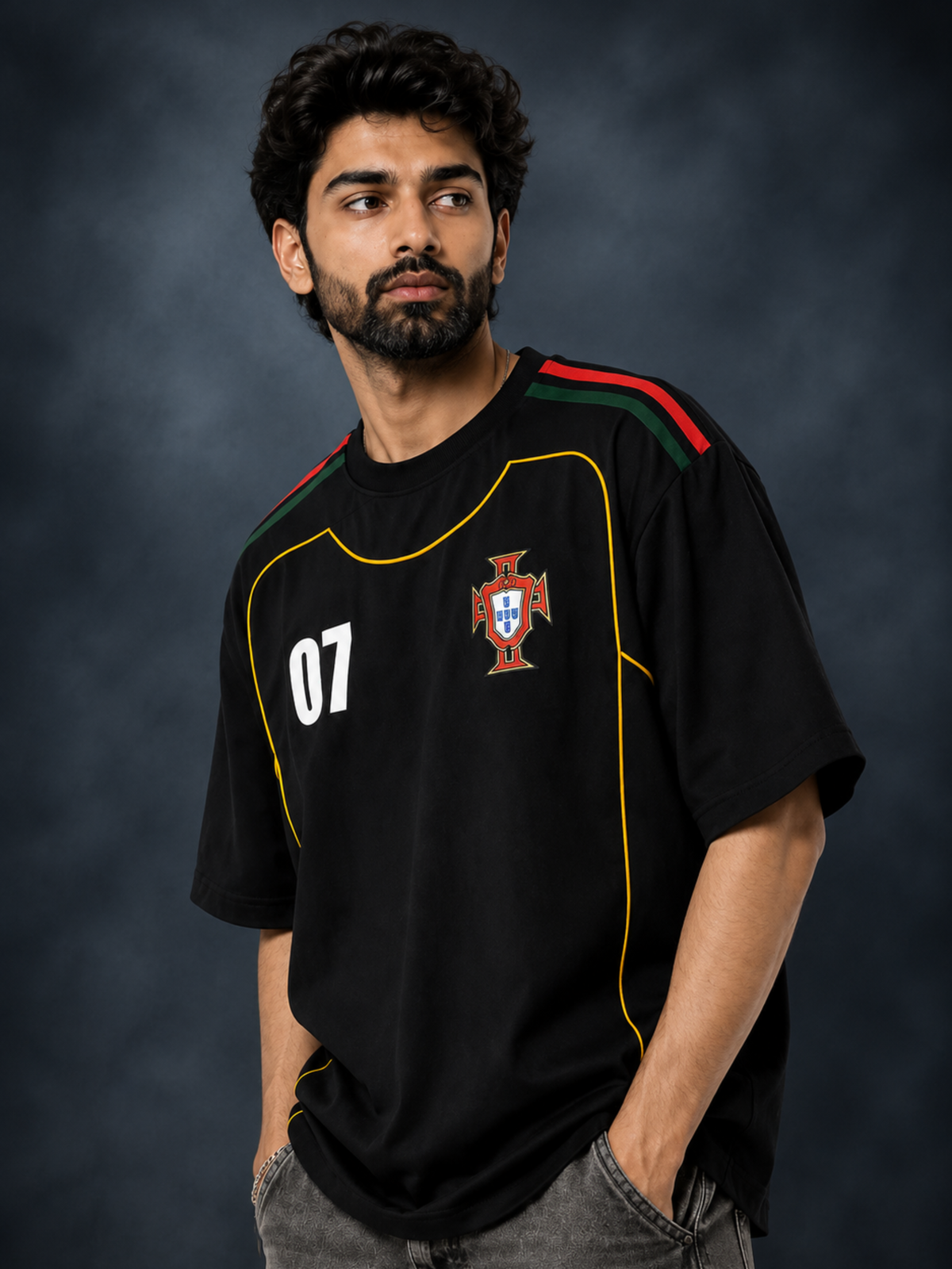 Ronaldo 07 Oversized T-Shirt | Portugal Football Tee
