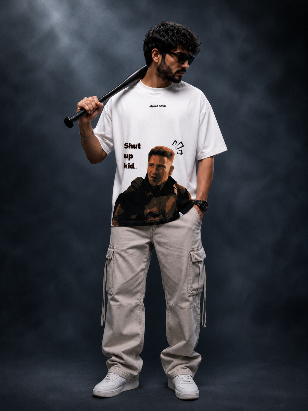Shut Up Kid Oversized T-Shirt | Graphic Streetwear Tee