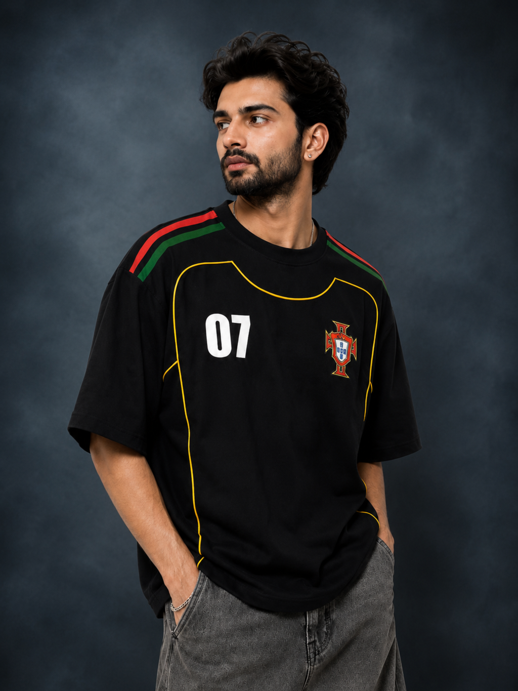 Ronaldo 07 Oversized T-Shirt | Portugal Football Tee