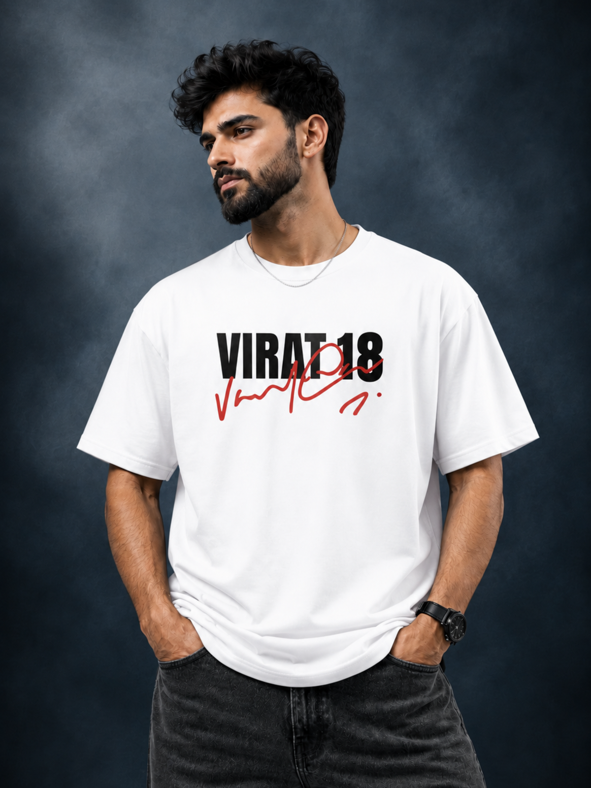 God’s Plan Oversized Boxy Fit T-Shirt | White Graphic Streetwear Tee