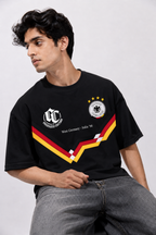 Germany ’90 Legacy Oversized T-Shirt | Black Football Tee