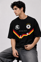 Germany ’90 Legacy Oversized T-Shirt | Black Football Tee