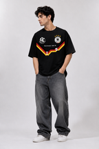 Germany ’90 Legacy Oversized T-Shirt | Black Football Tee