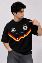 Germany ’90 Legacy Oversized T-Shirt | Black Football Tee