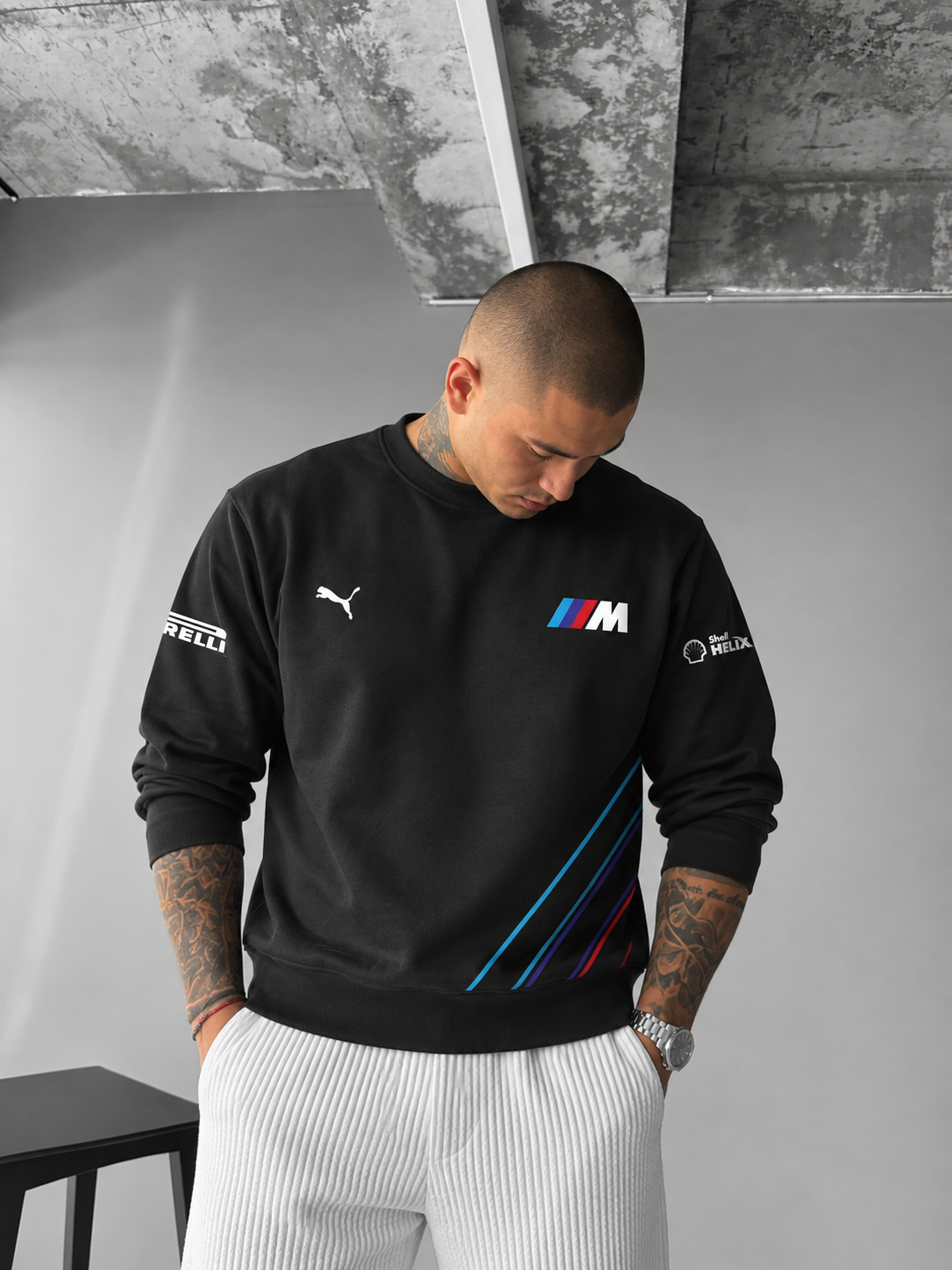 BMW M Motorsport Racing Sweatshirt – Black