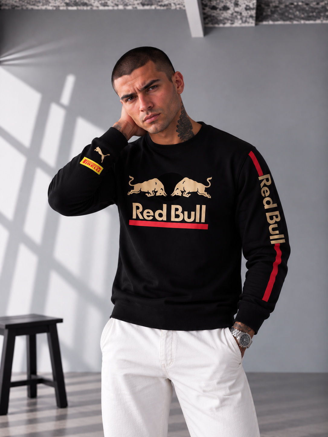 Red Bull Racing Icon Sweatshirt – Black