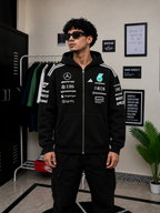 Mercedes-AMG Petronas F1 Team Zip Hoodie – Black