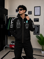 Mercedes-AMG Petronas F1 Team Zip Hoodie – Black