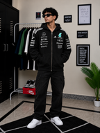Mercedes-AMG Petronas F1 Team Zip Hoodie – Black