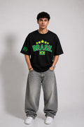 Brasil No.10 Oversized T-Shirt – Black Edition