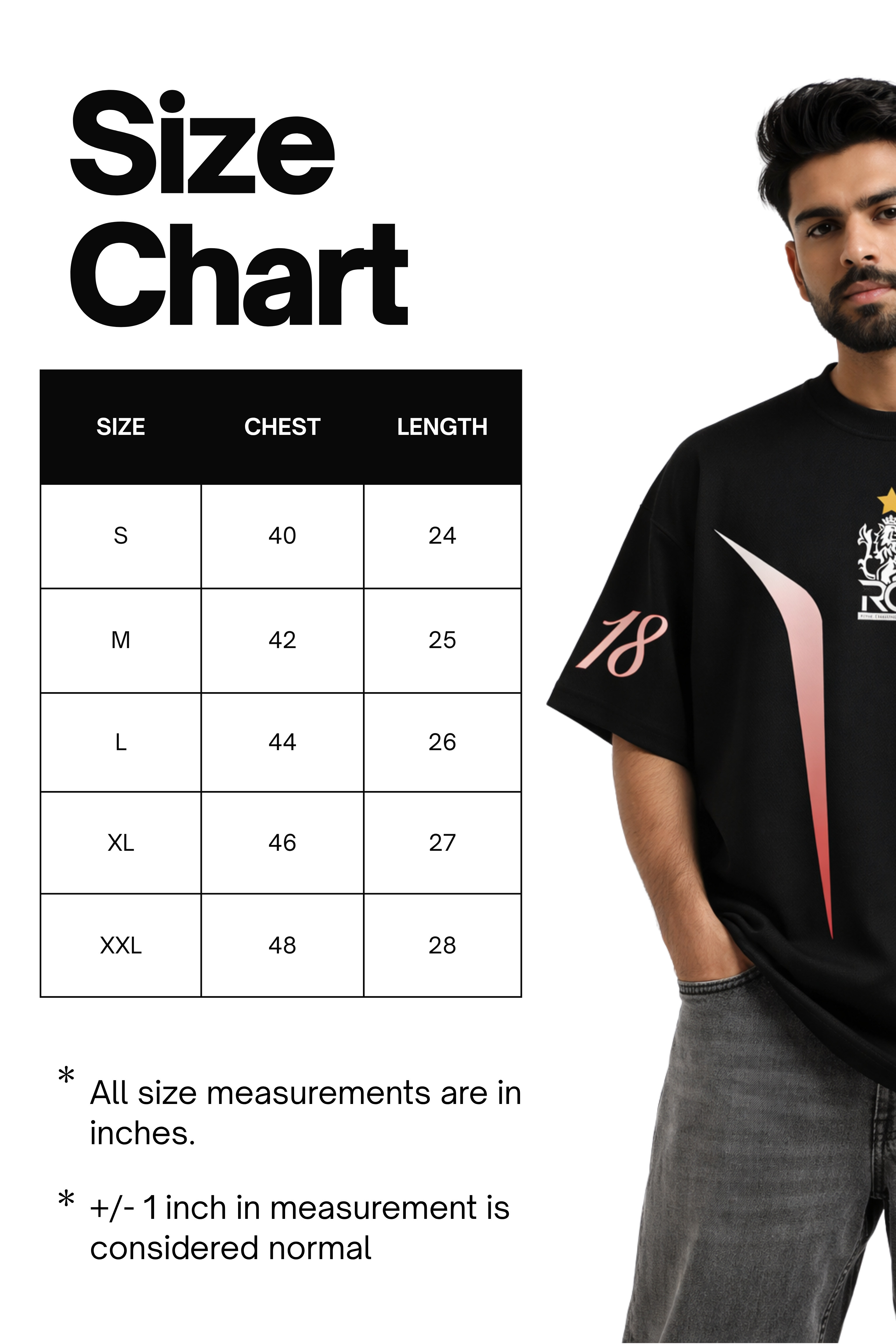 RCB Legacy Era Oversized Tee